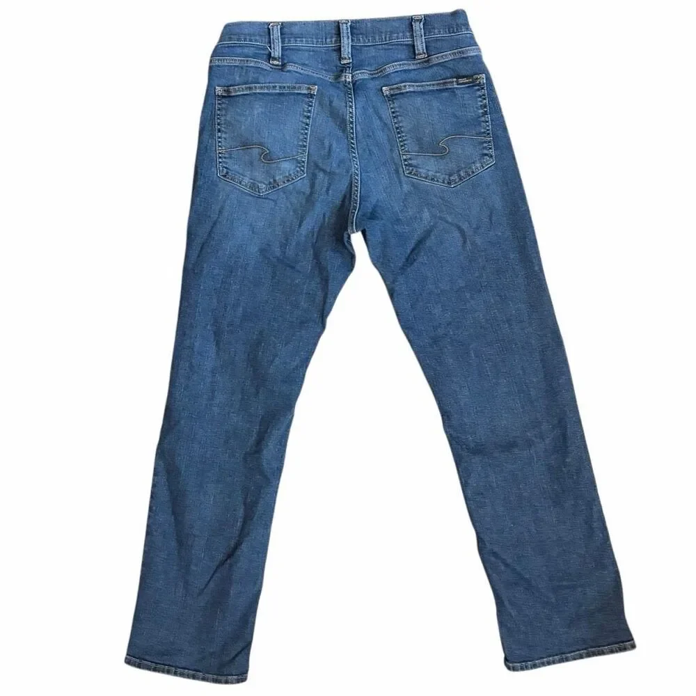 Mens Silver The Relaxed Denim Jeans - W34 L32